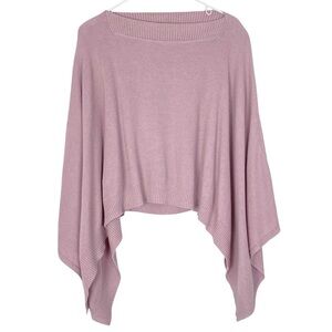 Lululemon Forward Flow Poncho Cape Shawl Sweater Women One Size Light Pink Blush